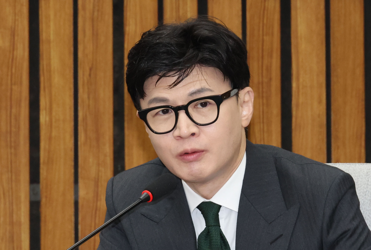 한동훈 법무부 장관이 24일 오전 서울 여의도 국회에서 열린 공공질서 확립과 국민 권익 보호를 위한 당정협의회에서 발언하고 있다. [연합]