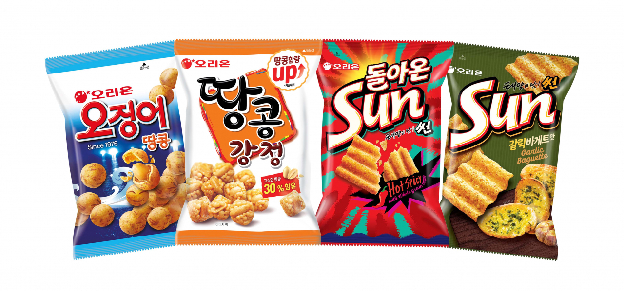 오리온 제품들 [오리온 제공]