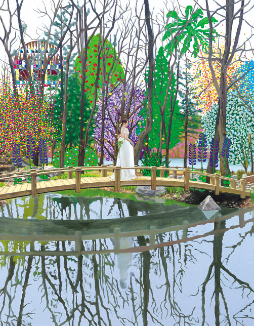 김성국, 니벨룽겐의 다리 2, oil on canvas, 116.8&times;91cm, 2023