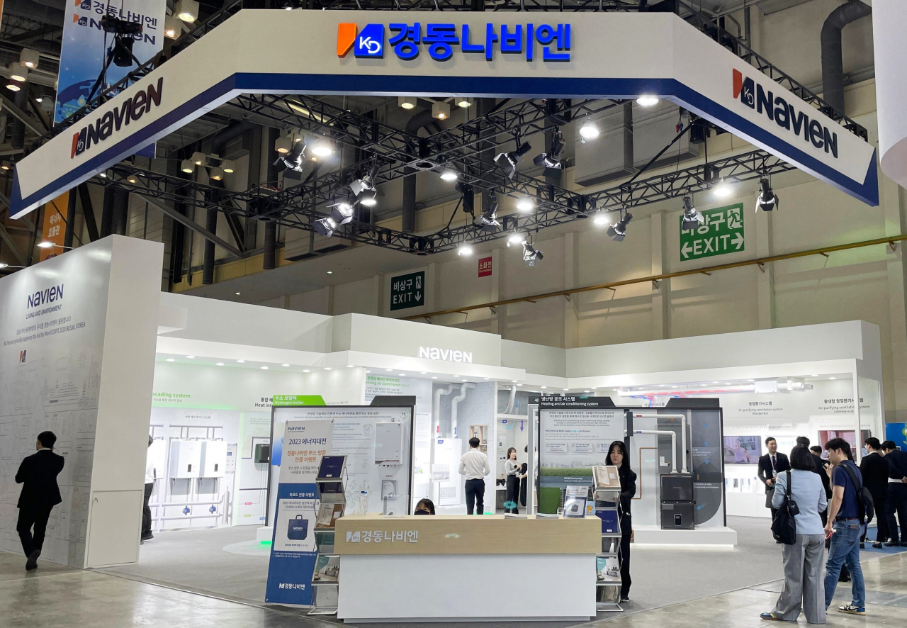 경동나비엔 부스[경동나비엔 제공]