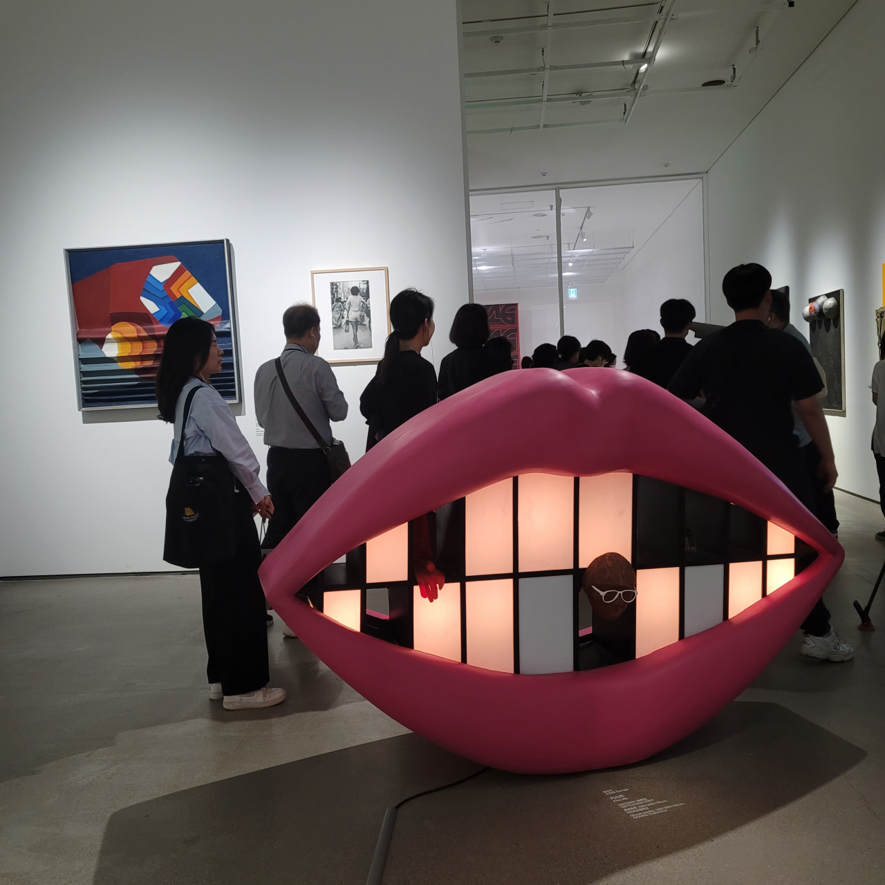 정강자의 ‘키스미’(1968), ‘한국 실험미술 1960-70년대’ 전시 전경 [이한빛 기자]