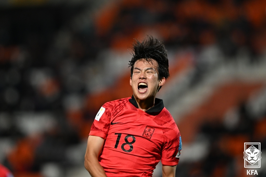 동점골을 터뜨린 박승호.[축구협회 제공]