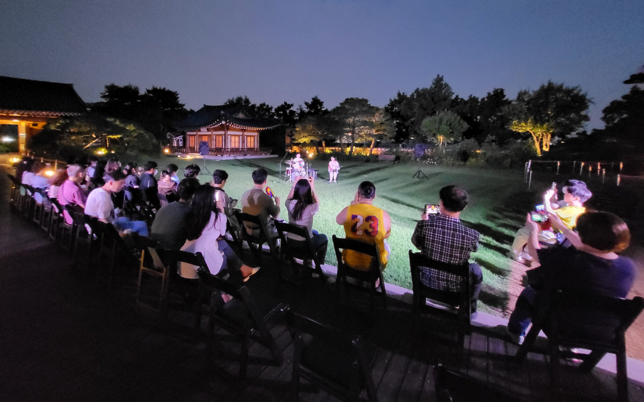청와대 밤의 산책