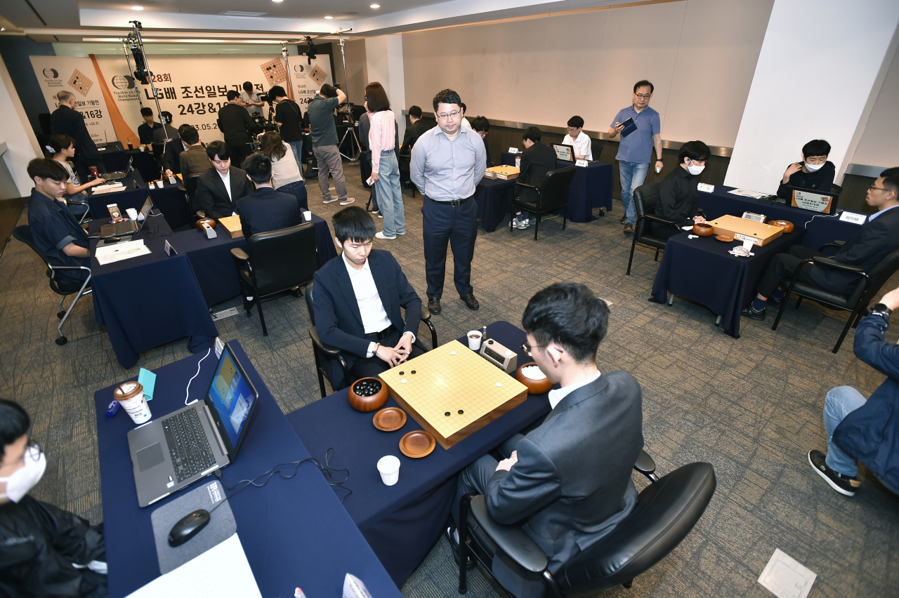 대국장 모습.[한국기원 제공]