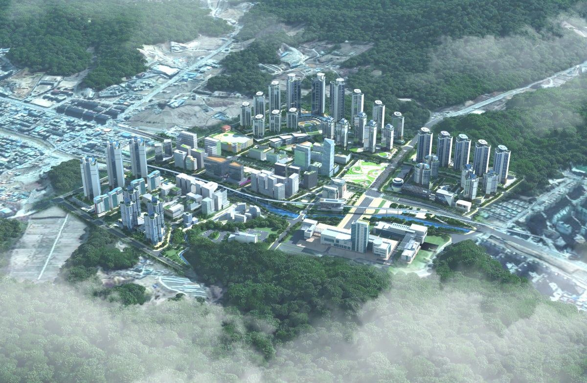 용인 역삼도시개발사업 조감도[용인시 제공]