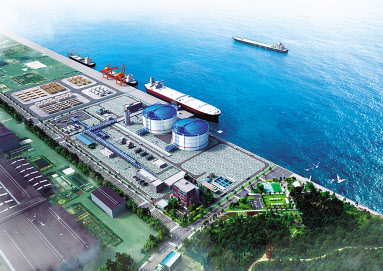 당진LNG(액화천연가스)터미널 조감도 [포스코인터내셔널 제공]