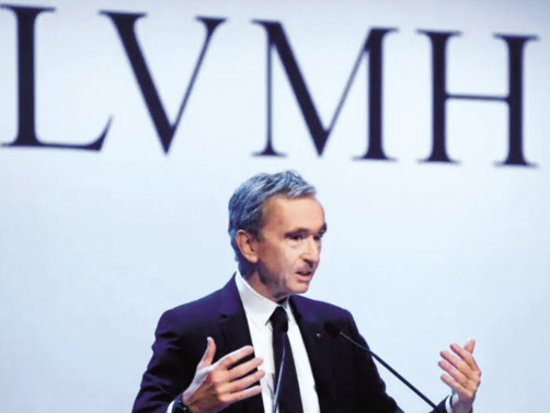 베르나르 아르노 루이비통모에헤네시(LVMH) 회장 [AP]