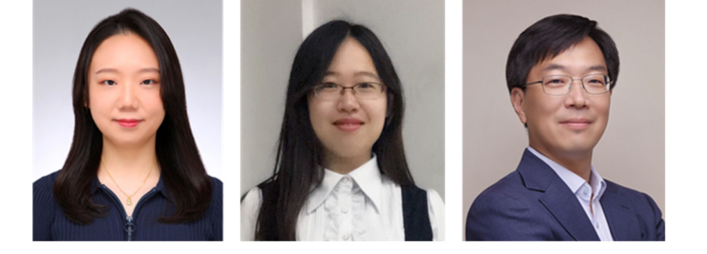 정화영(왼쪽부터) 박사과정, 풍 제유(Jirou Feng) 박사과정, 김정 교수.[KAIST 제공]