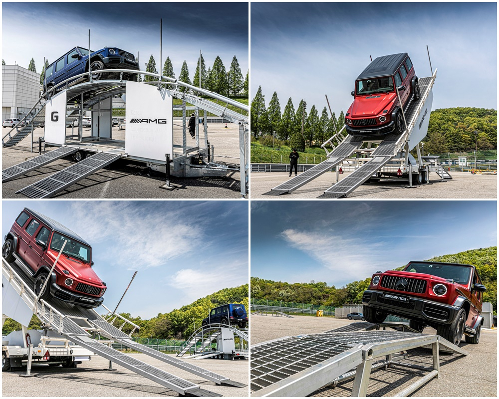 AMG G 63 오프로드 모듈도 택시드라이버. [메르세데스-벤츠 제공]