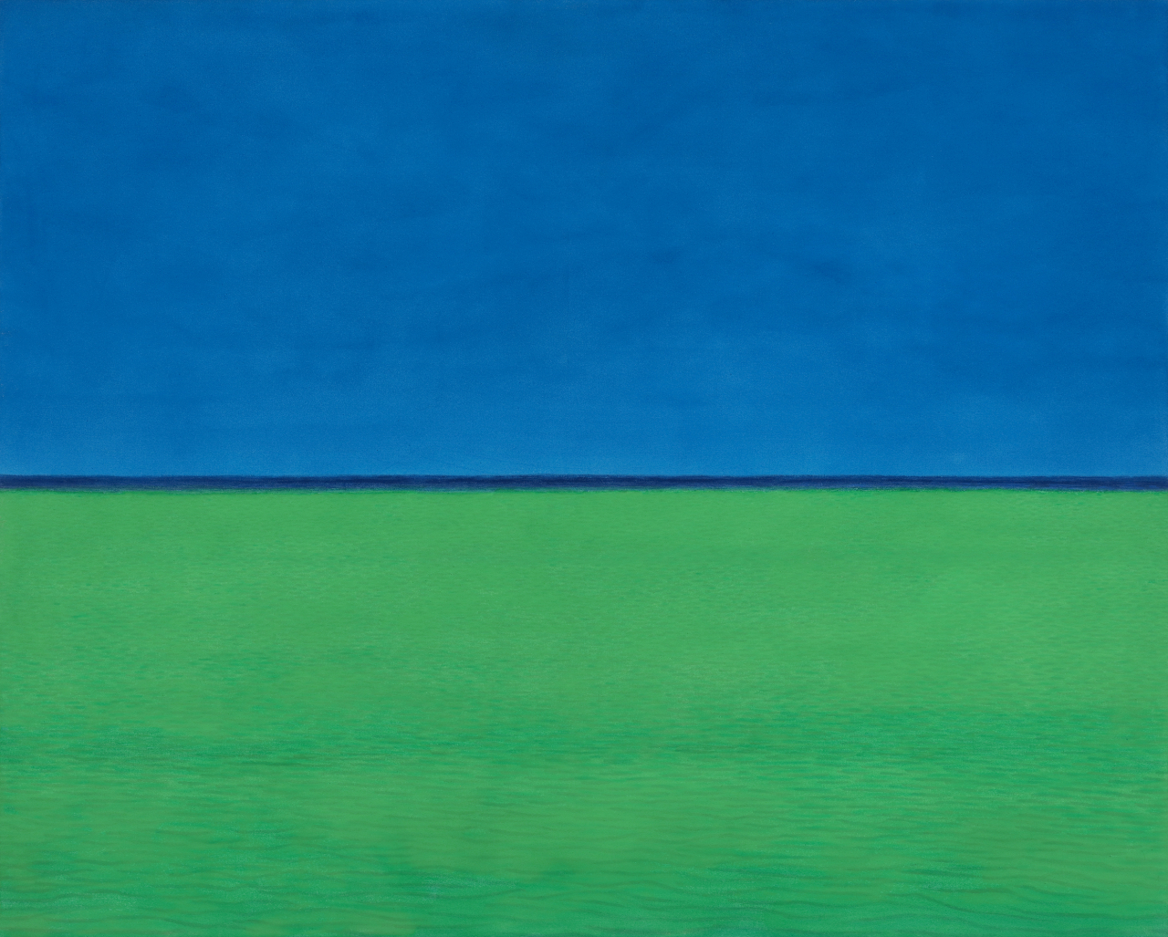 김보희, 2023, Towards, color on canvas, 130 x 162 cm [갤러리바톤 제공]
