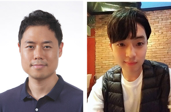 심준형 고려대학교 기계공학과 교수(왼쪽)와 정헌준 연구원(오른쪽) [사진제공=고려대]