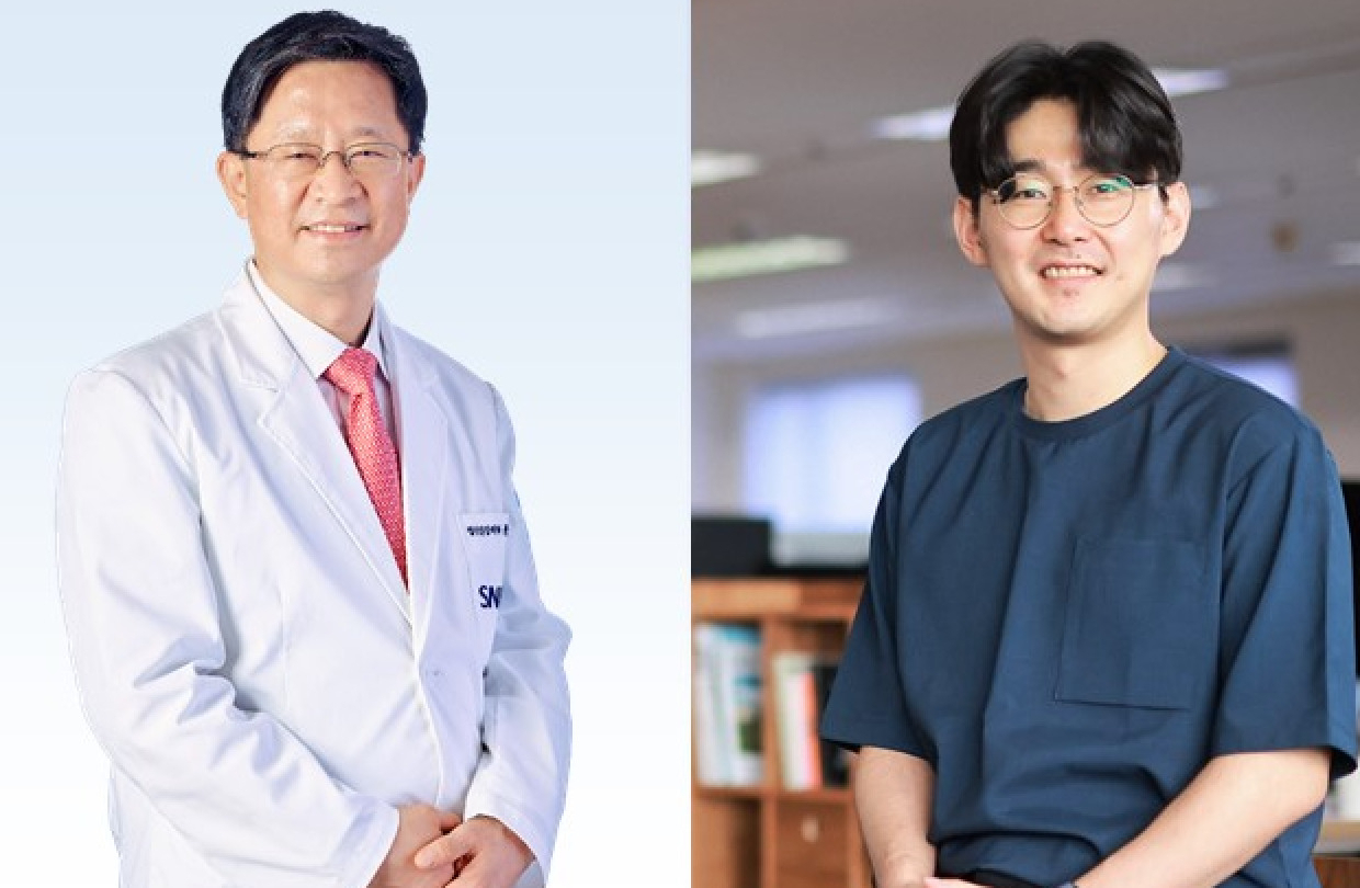 분당서울대병원 정신건강의학과 윤인영 교수(좌), 에이슬립 AI총괄 김대우 박사(우)