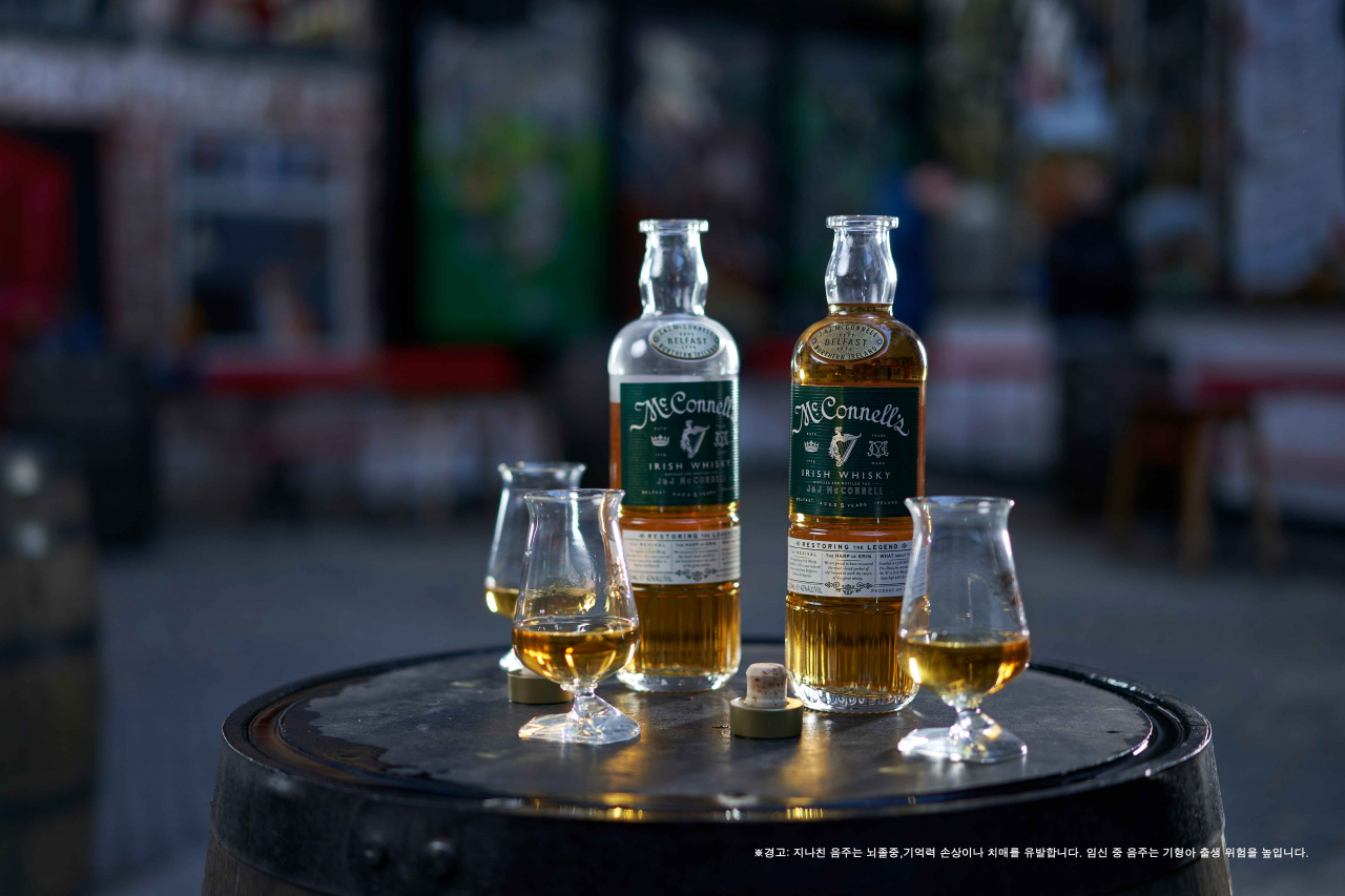 아일랜드 J&J 맥코넬스 LTD의 아이리시 위스키 ‘맥코넬스’[골든블루인터내셔널 제공]