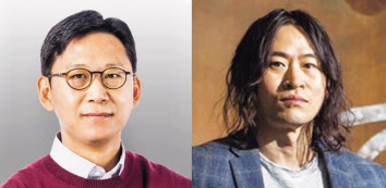 배경훈(왼쪽) LG AI연구원장과 백준호 퓨리오사AI 대표