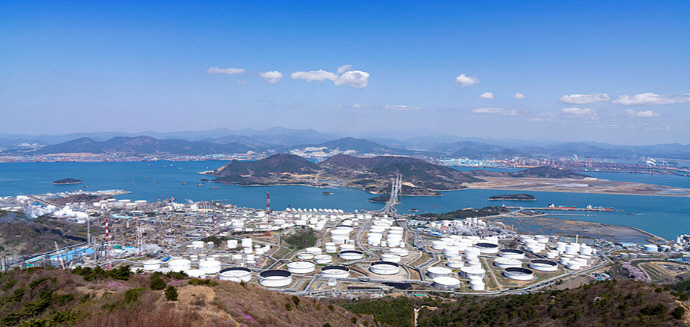 전남 여수시 여수산단의 모습. [여수시 제공]