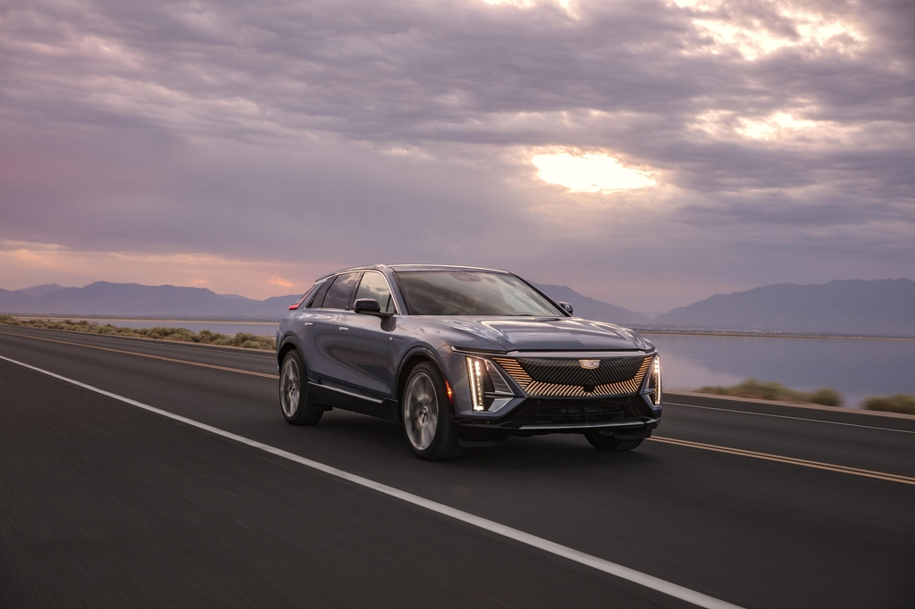 This file photo shows the Cadillac Lyriq all-electric model. (GM Korea)
