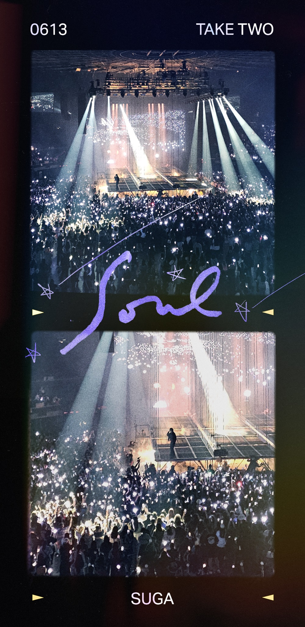 방탄소년단은 10주년을 기념하는 완전체 팬송 ‘테이크 투(Take Two)’ 공개에 앞서 7장의 이미지를 통해 각 멤버의 추억이 담긴 장소를 담았다. RM의 디아비콘(Dia : Beacon) 뮤지엄을 시작으로, 진의 미국 LA 바다, 슈가의 콘서트장, 제이홉의 뉴욕 브루클린 브리지, 지민의 촬영 세트장, 뷔의 멕시코의 요트, 정국의 카타르 노을 등이다. [빅히트뮤직 제공]