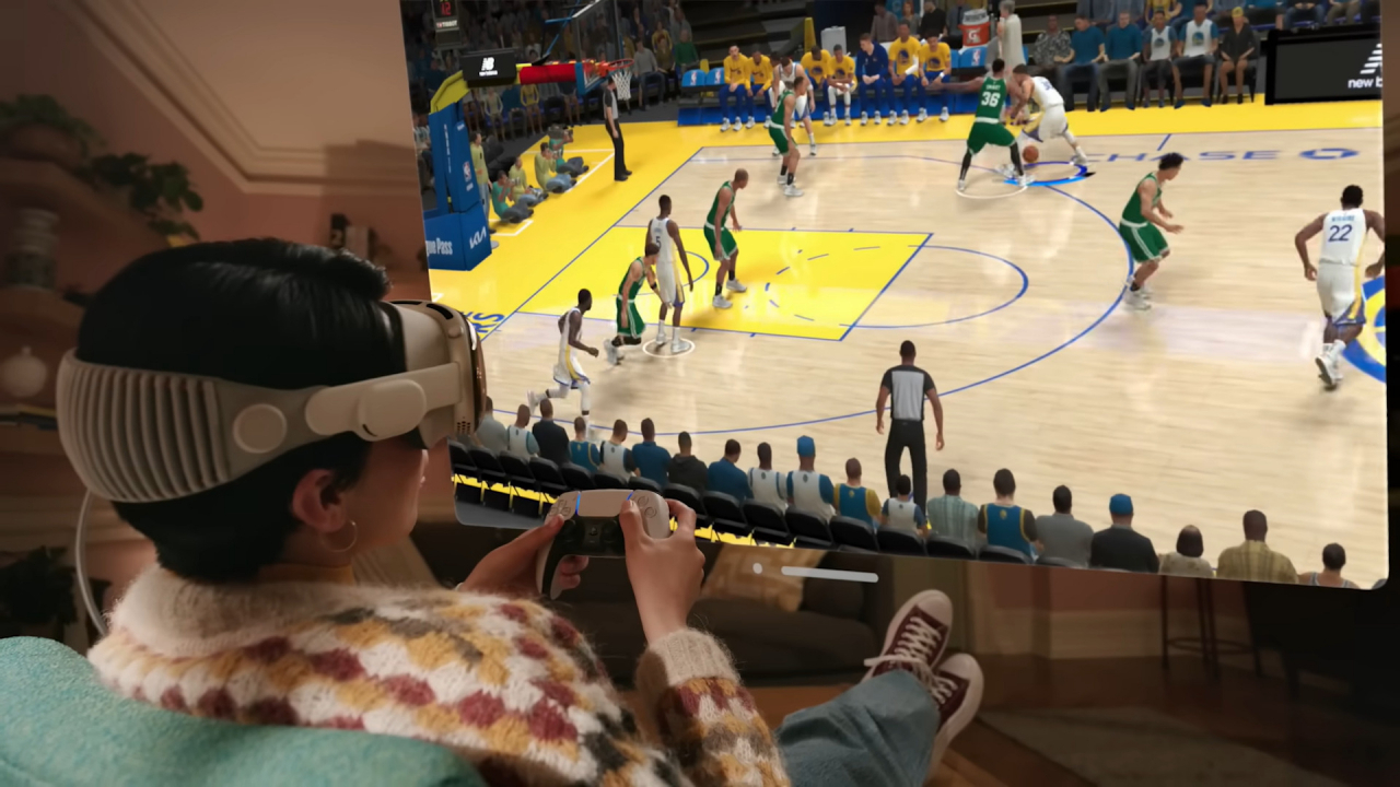 애플의 혼합현실(Mixed Reality) 헤드셋 기기인 ‘비전 프로(Vision Pro)’. [유튜브 'Apple']