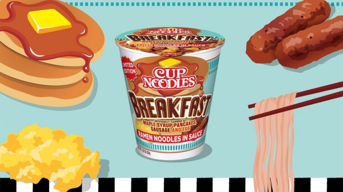 닛신 푸드 USA 의 컵누들 브렉퍼스트 (Cup Noodles Breakfast)