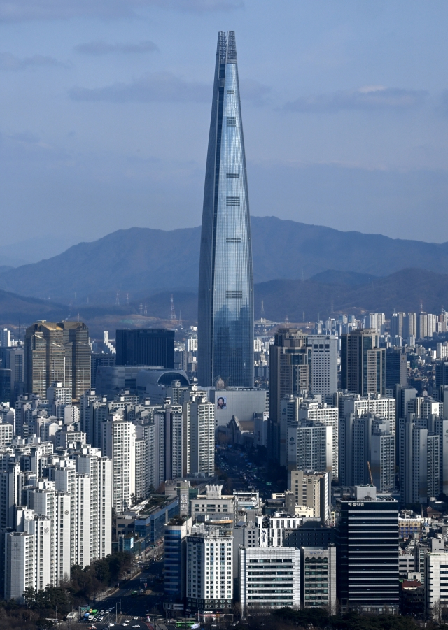 125층 롯데월드타워 전경