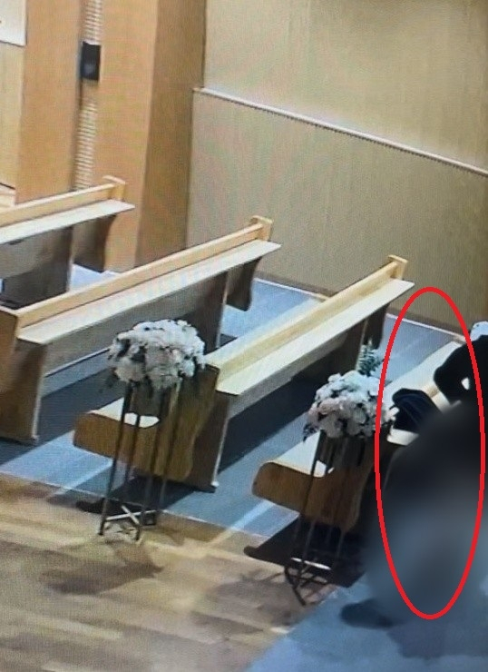 당시 촬영된 CCTV 영상.