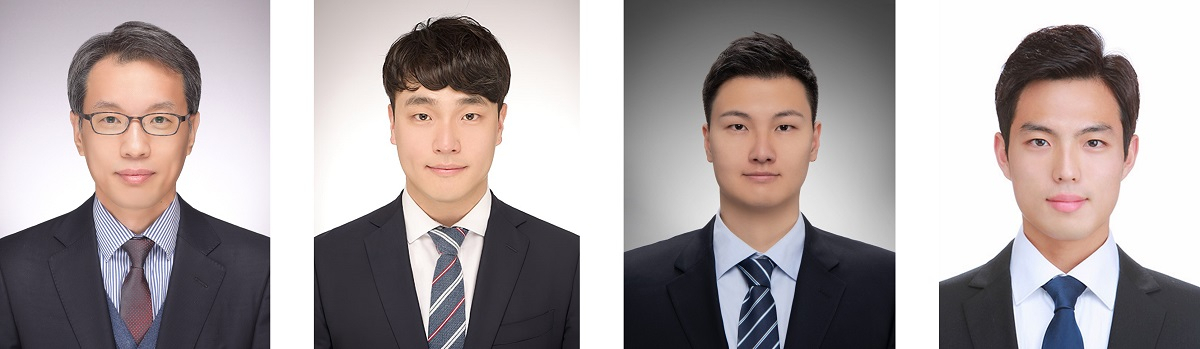 이번 연구를 수행한 KAIST 연구진. 류호진(왼쪽부터) 교수, 이태규 박사과정, 정원종 박사과정, 정승혁 박사과정.[KAIST 제공]