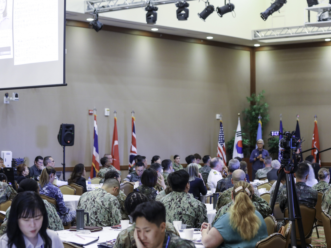 The first-ever three-day Women, Peace, and Security Symposium -- jointly organized by the United States Forces Korea, United Nations Command, and Combined Forces Command &ndash; kicks off on Tuesday at Camp Humphreys, a major US overseas military base in Pyeongtaek, Gyeonggi Province. (Photo - United States Forces Korea)