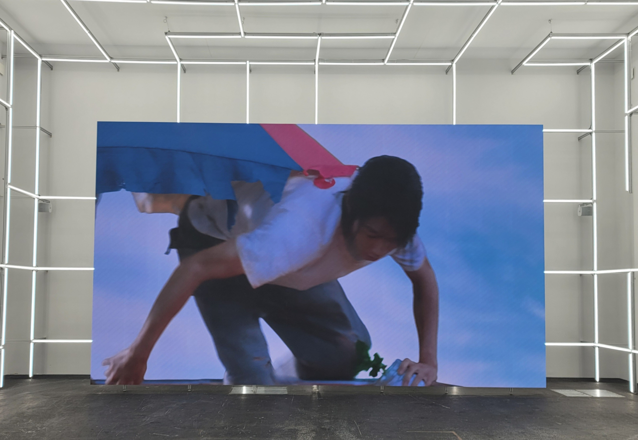 문경원, 전준호 작 ‘미지에서 온 소식: 이클립스’ [이한빛 기자]