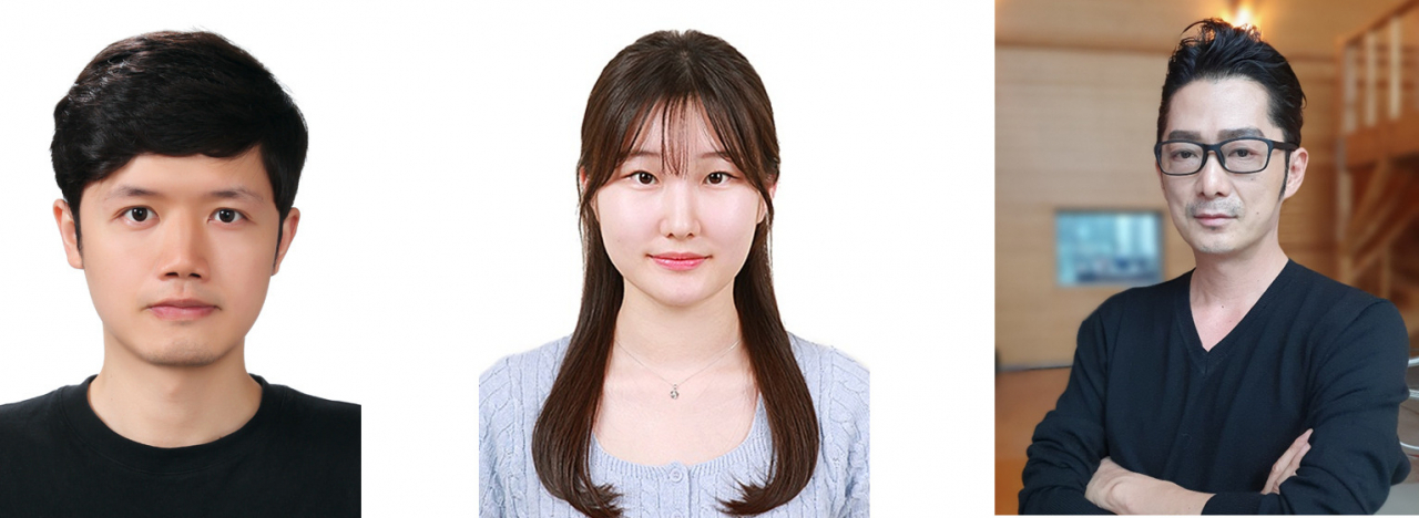 이번 연구를 수행한 공동연구진. 사진. 공동연구자 사진_린유시(왼쪽부터) KBSI 박사후연구원, 박소현 건국대 학생, 이영호 KBSI 박사.[KBSI 제공]