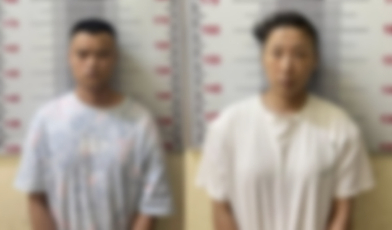 캄보디아에서 한국인 여성의 시신을 유기한 혐의로 체포된 병원 운영 30대 중국인 부부. [현지 매체 라스메이 캄푸치아 보도 캡처]