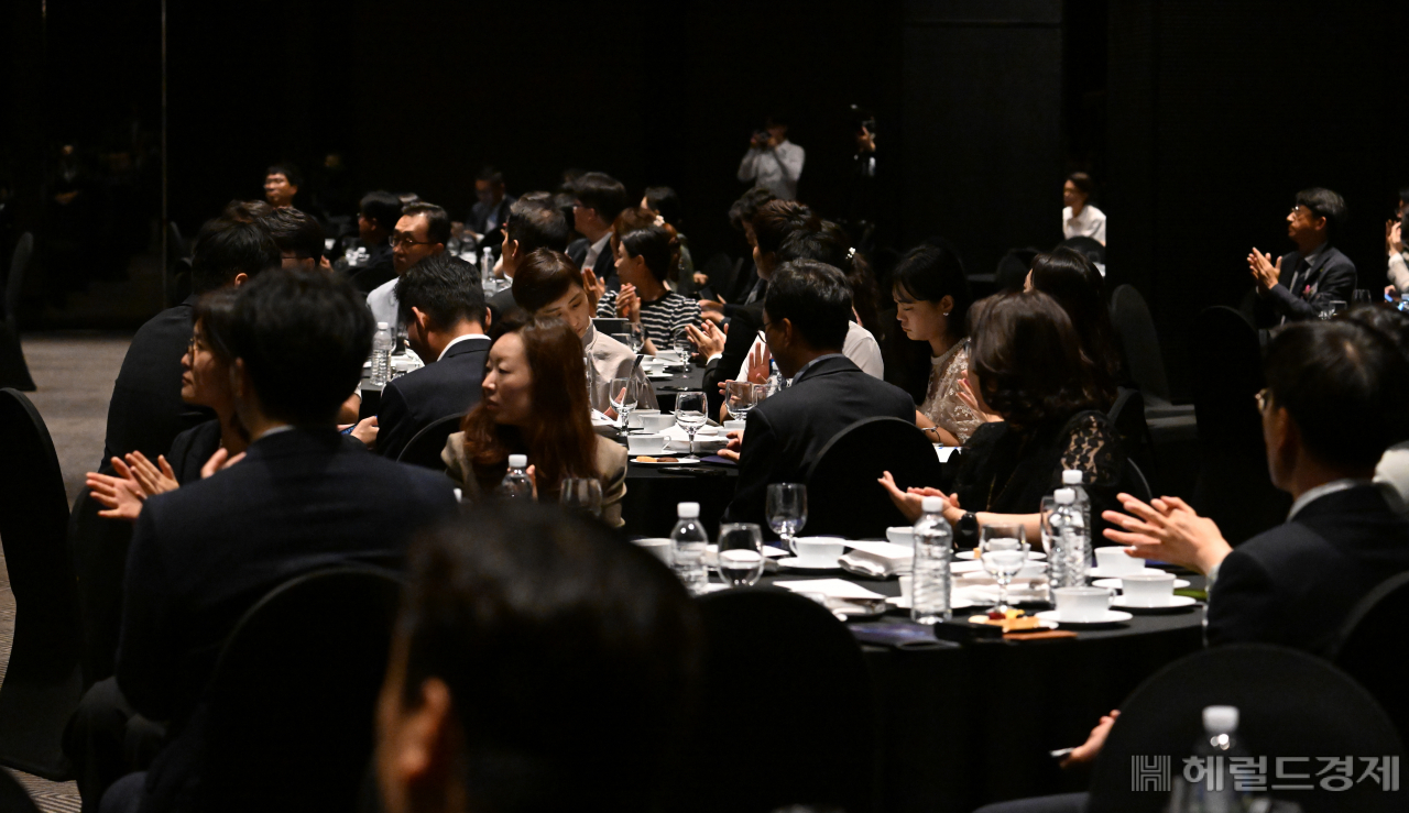 헤럴드 금융·부동산포럼 2023이 15일 서울 중구 더 플라자호텔 그랜드볼룸에서 열리고 있다. 임세준 기자