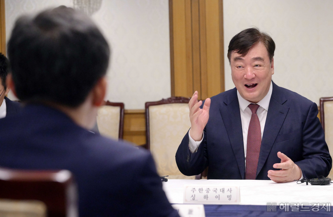 대한민국재향군인회는 15일 싱하이밍 주한 중국대사의 최근 논란이 된 고압적 발언에 대해 주제넘은 언행이라며 사과를 촉구했다. 자료사진. [헤럴드경제=이상섭 기자]