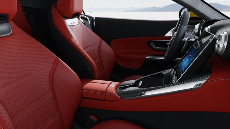 메르세데스-AMG SL 63 4MATIC+ 온라인 스페셜 선샤인 실내. [메르세데스-벤츠 코리아 제공]