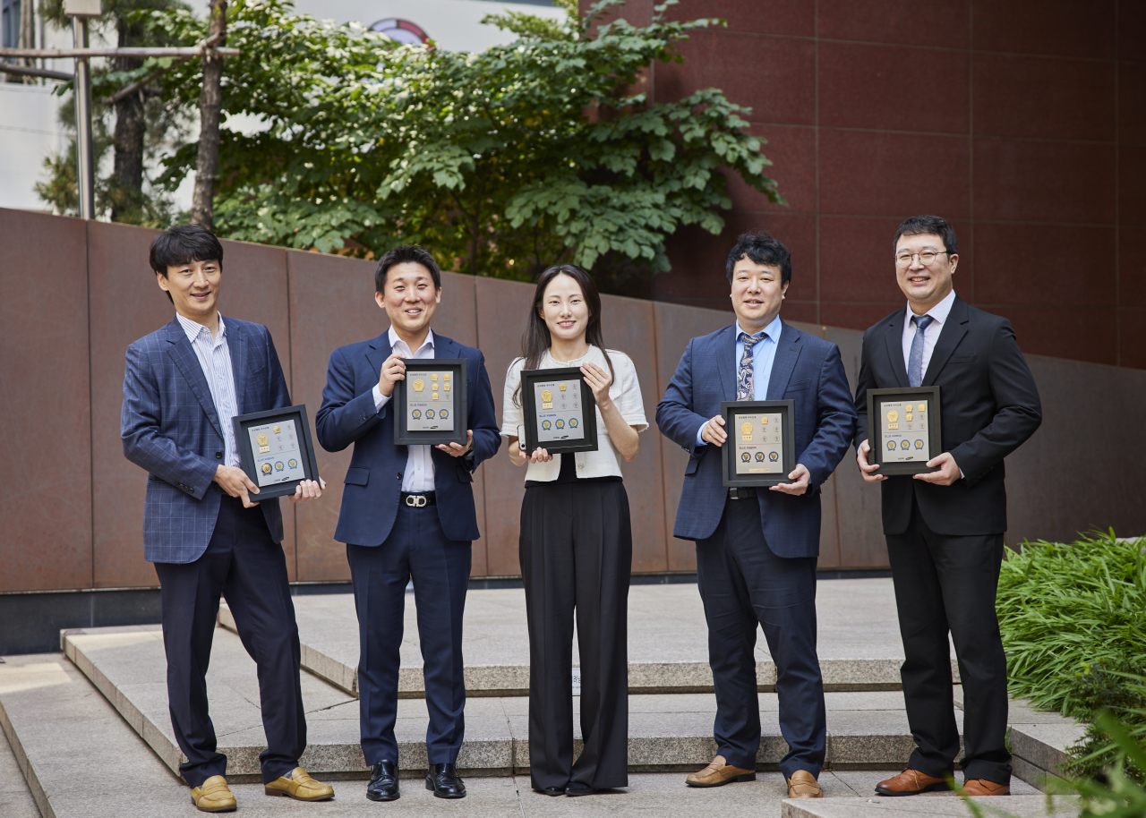 2023년 손해보험 우수인증설계사로 선발된 삼성화재 설계사들의 모습. [삼성화재 제공]