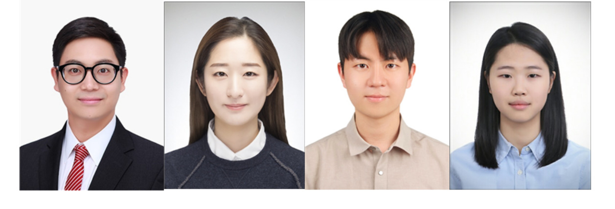 박성준(왼쪽부터) 교수, 류우미 박사과정, 이윤흠 박사과정, 손연주 박사과정. [KAIST 제공]