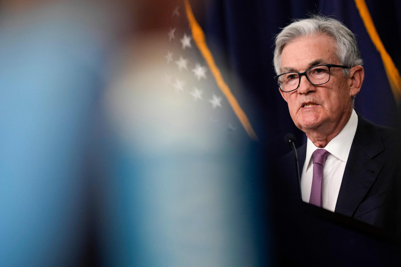 지난 14일 FOMC 회의 후 기자회견을 하고 있는 제롬 파월 미 연방준비제도 의장 [AFP]