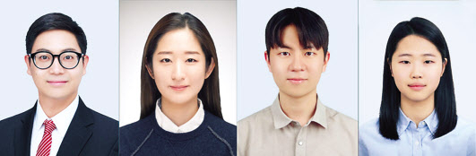 박성준(왼쪽부터) 교수, 류우미 박사과정, 이윤흠 박사과정, 손연주 박사과정 [KAIST 제공]