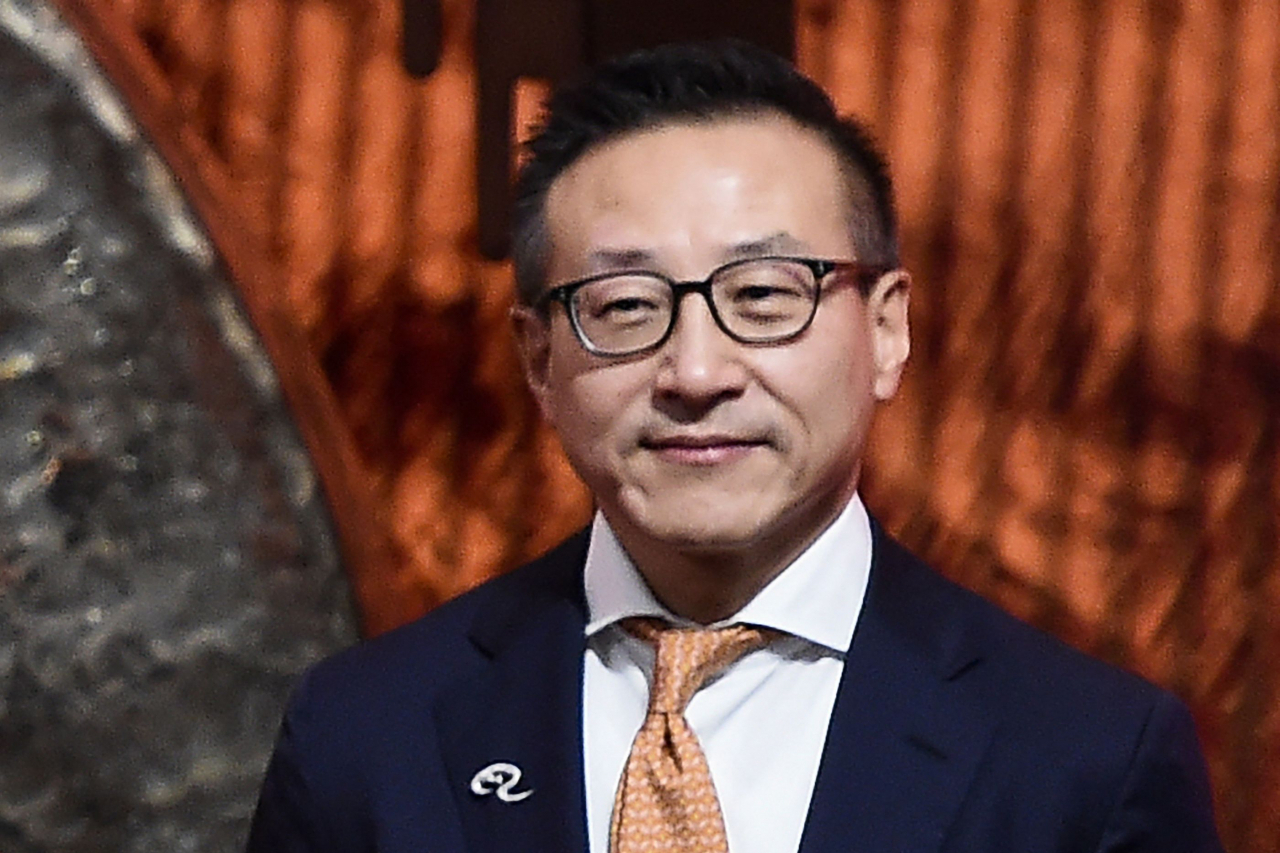 조 차이(Joe Tsai) 현 알리바바 부회장이 20일 신임 회장 자리에 올랐다.[AFP]