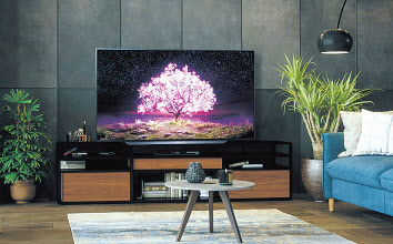 위치의 TV 성능평가에서 최고점을 받은 LG 올레드 TV [LG전자 제공]