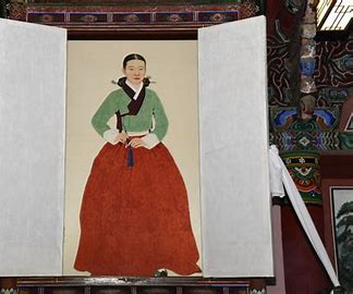 바뀐 춘향 영정