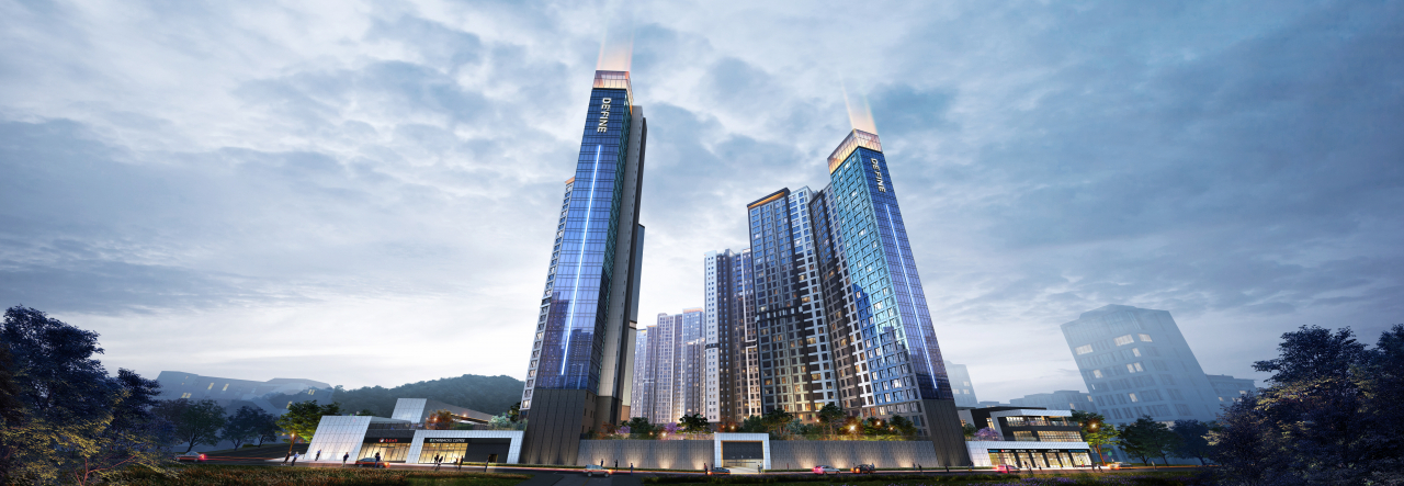 부산 광안2구역 SK뷰 드파인 조감도. [SK에코플랜트]