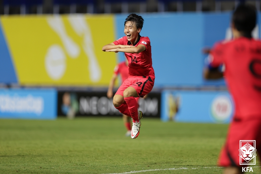 한국, 홈팀 태국 꺾고 U17 아시안컵 4강진출…11월 월드컵 출전확정