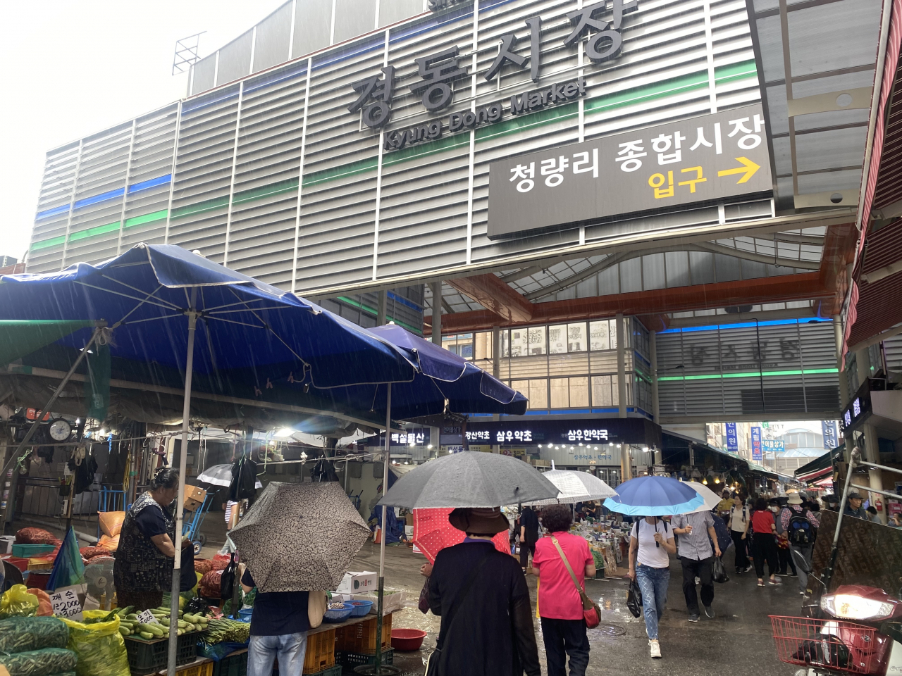 26일 오후 찾은 서울 동대문구 경동시장이 방문객들로 붐비고 있다. 신주희 기자