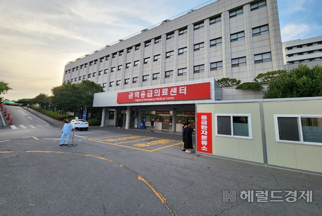가톨릭 계열 순천 성가롤로병원 권역응급의료센터. /박대성 기자.
