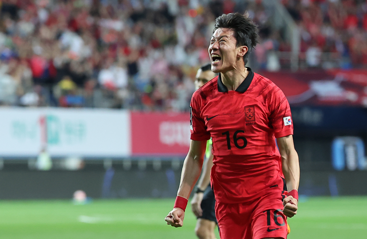 축구 국가대표 황의조[연합]