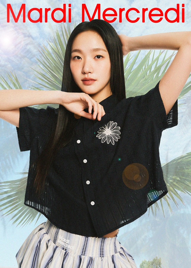 모델인 배우 김고은 씨가 함께한 ‘마르디 메크르디’ 화보 [롯데백화점 제공]