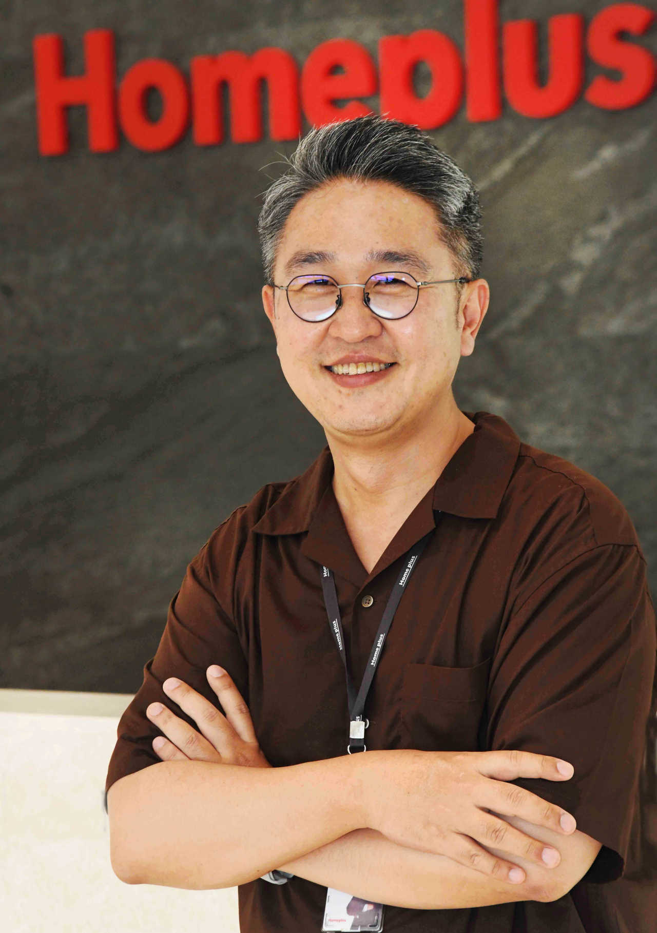 조도연 홈플러스 브랜드본부장이 서울 강서구 홈플러스 본사에서 포즈를 취하고 있다. [홈플러스 제공]