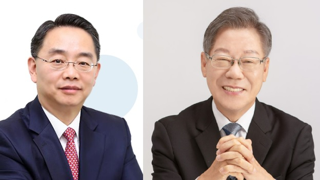박영근 진원생명과학 대표(좌), 에스씨엠생명과학 손병관 대표(우)