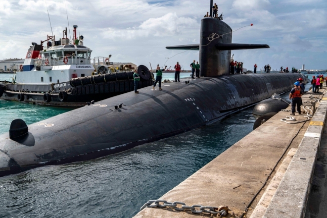 미 전략핵잠수함(SSBN) 미시건함 자료사진. [헤럴드DB]