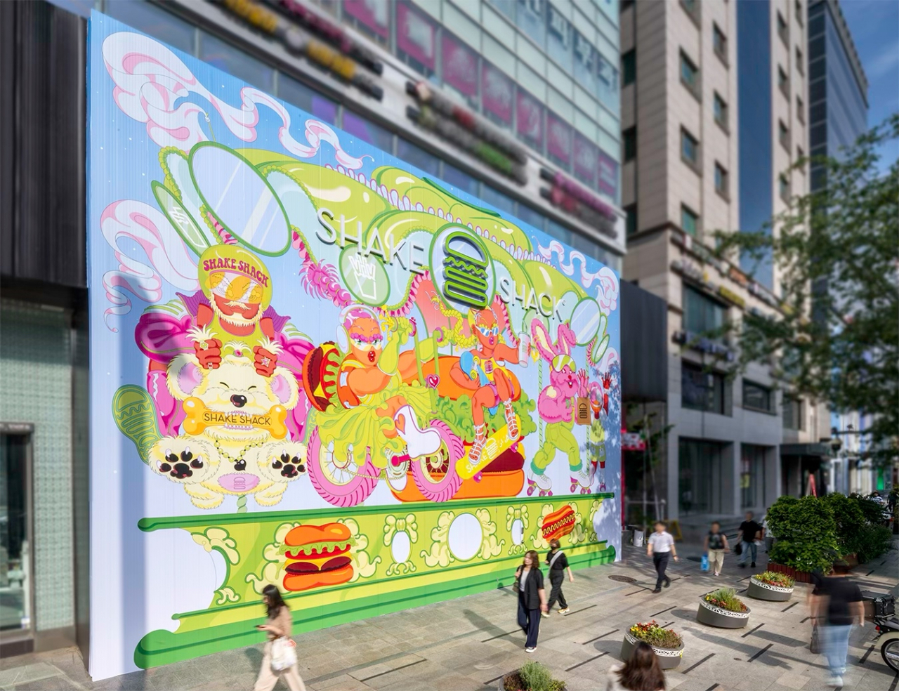쉐이크쉑 1호점 강남점 공사 현장 [SPC 제공]